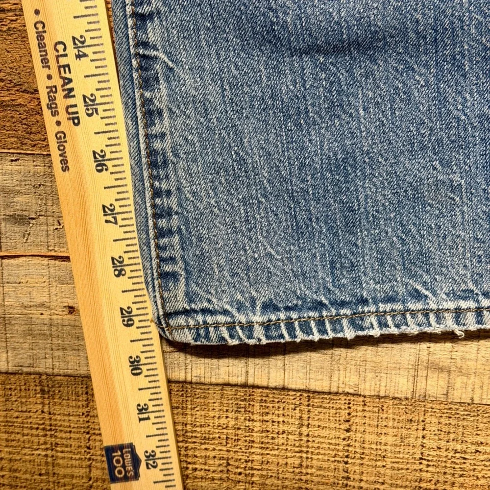 Calvin Klein Jeans Mens 34 Bootcut Light Wash Blue Denim 100% Cotton